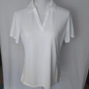 Lady Hagen Essentials NWT White Polo Collar